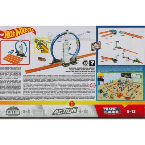 HOT WHEELS TRACK BUILDER  2-LANE LAUNCHER DJD68