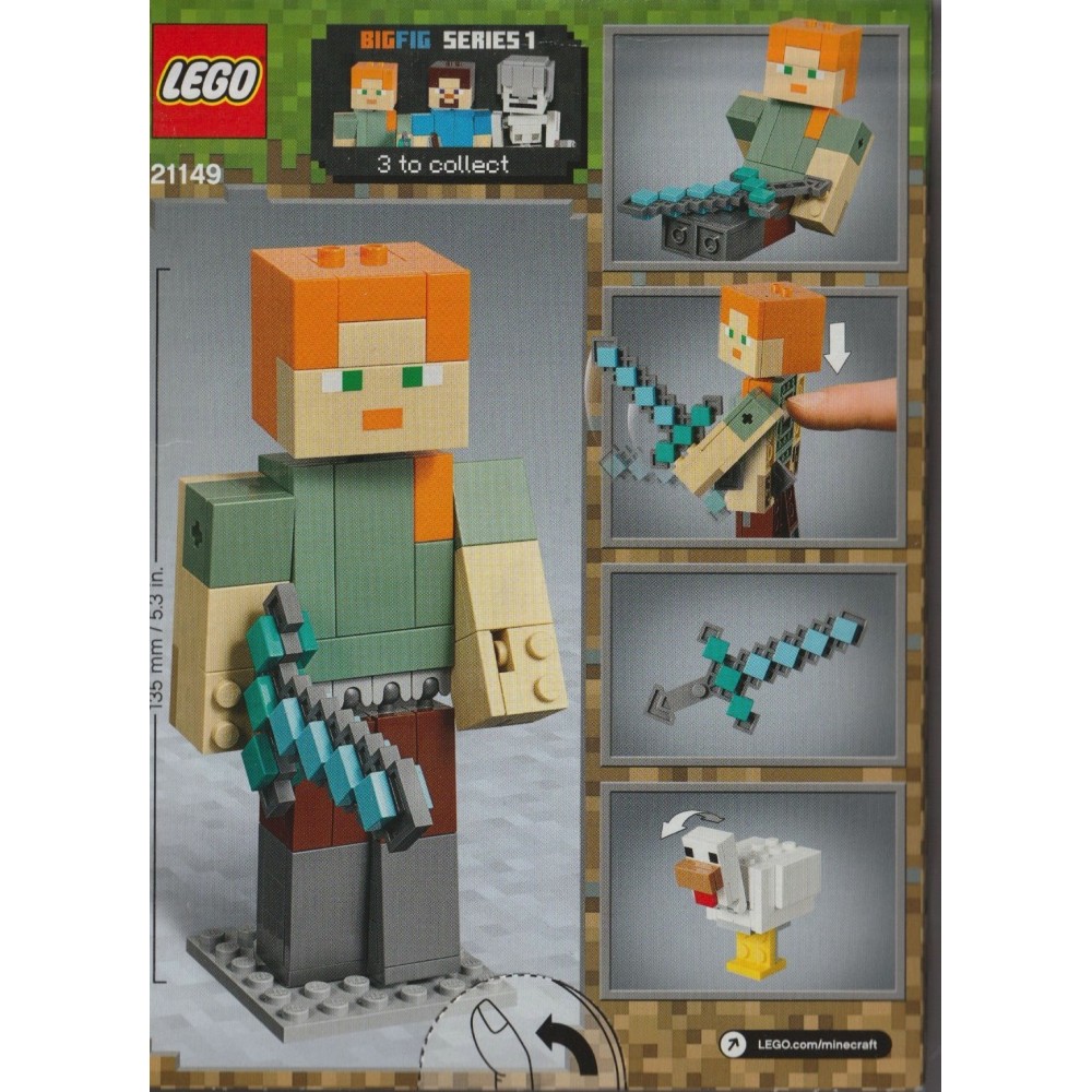 LEGO MINECRAFT 21149 ALEX BIG WITH