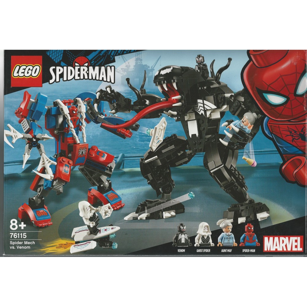 pizza semafor Tilbageholde LEGO MARVEL SUPER HEROES 76115I SPIDER MAN MECH VS VENOM