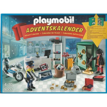 PLAYMOBIL ADVENT CALENDAR 9007 JEWEL THIEF POLICE OPERATION