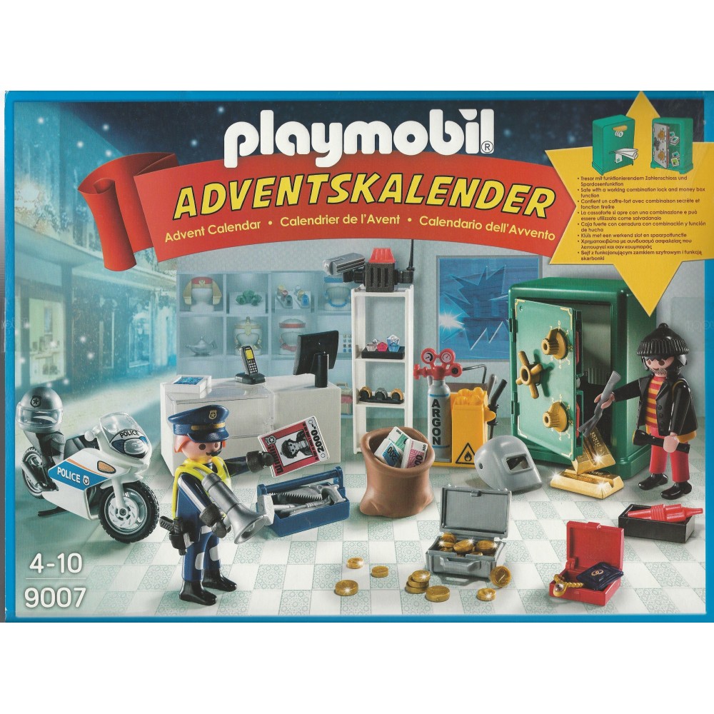 PLAYMOBIL ADVENT CALENDAR 9007 JEWEL THIEF POLICE OPERATION