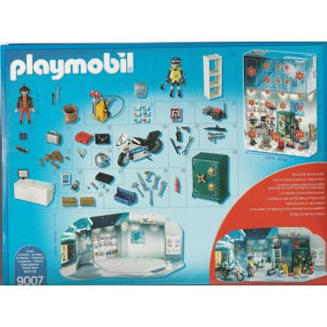 PLAYMOBIL CALENDARIO DELL'AVVENTO 9007 CACCIA AL LADRO DI GIOIELLI