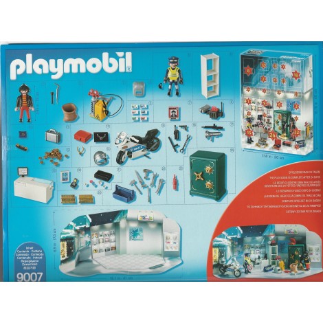 PLAYMOBIL CALENDARIO DELL'AVVENTO 9007 CACCIA AL LADRO DI GIOIELLI