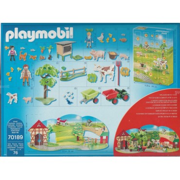 PLAYMOBIL CALENDARIO DELL'AVVENTO 9262 UNA GIORNATA AL MANEGGIO