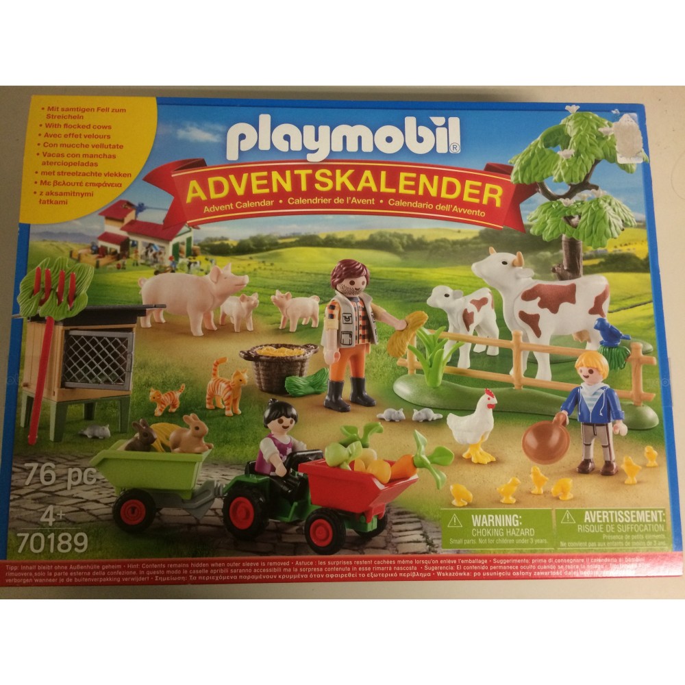 PLAYMOBIL CALENDARIO DELL'AVVENTO 9262 UNA GIORNATA AL MANEGGIO