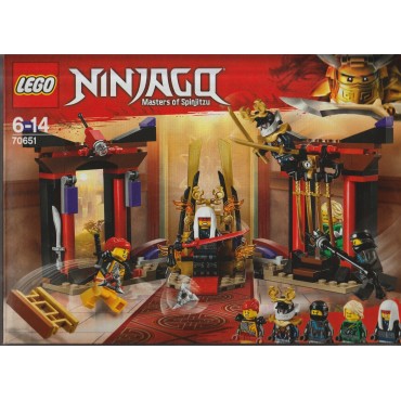 LEGO NINJAGO 70651 damaged box THRONE ROOM SHOWDOWN