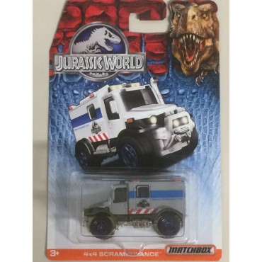 MATCHBOX JURASSIC WORLD  1:64 Vehicle DFT 60 SAHARA SURVIVOR