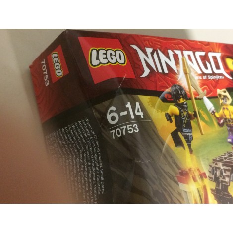 LEGO NINJAGO 70753 damaged box LAVA FALLS
