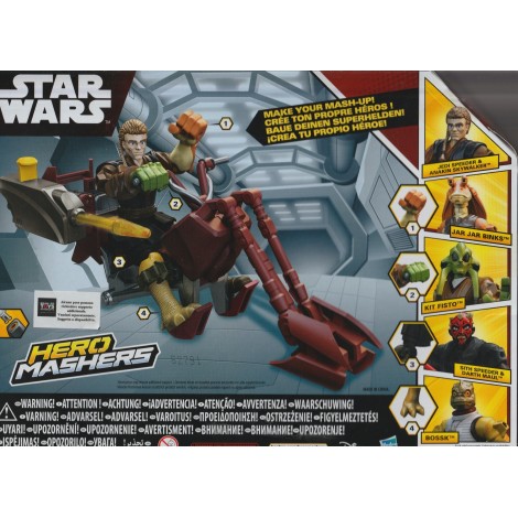 MARVEL STAR WARS  MASHERS SITH SPEEDER & DARTH MAUL  ACTION FIGURE 6" 15 cm HASBRO B3832