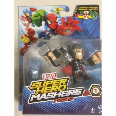 MARVEL SUPER HERO MASHERS MICRO SPIDER MAN - SPIDER MOBIL   figure + vehicle  pack B6684