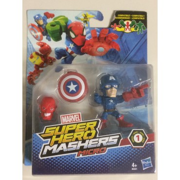 MARVEL SUPER HERO MASHERS MICRO CAPTAIN AMERICA  B6691