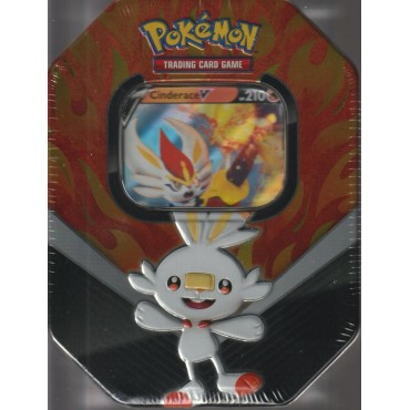 POKEMON trading card game TIN BOX CINDERACE V English cards