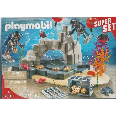 PLAYMOBIL SUPER SET 70011 UNITA'SPECIALE DEI SOMMOZZATORI