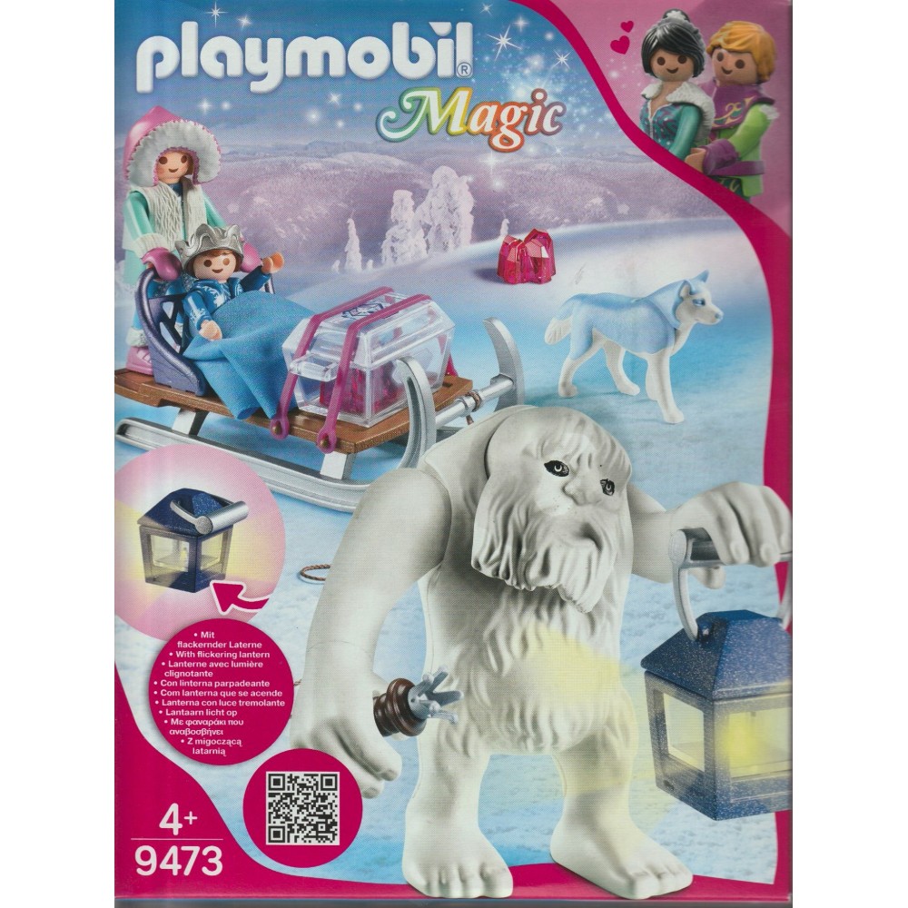 PLAYMOBIL MAGIC 9473 YETI WITH SLEIGH