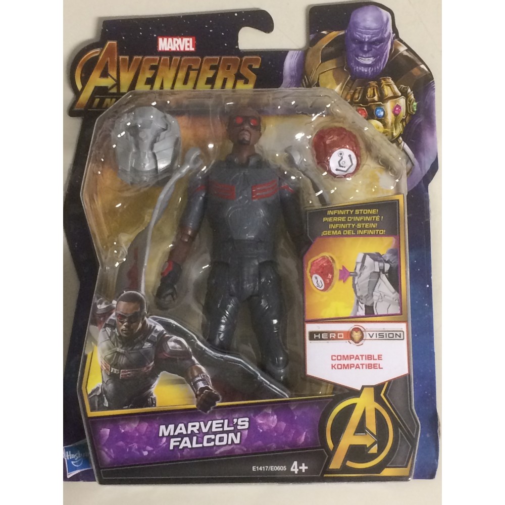 MARVEL AVENGERS INFINITY WAR ACTION FIGURE 6" - 15 cm MARVEL'S FALCON  Hasbro E 1417