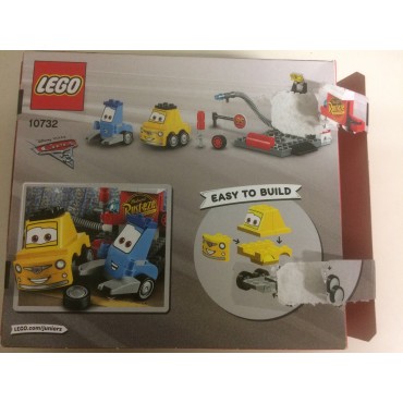 LEGO JUNIORS EASY TO BUILT CARS 3 10732  GUIDO E LUIGI  PIT'S STOP