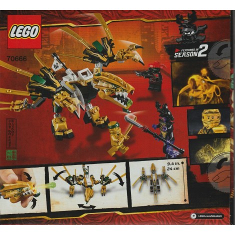 udkast buffet Udfyld LEGO NINJAGO 70666 THE GOLDEN DRAGON