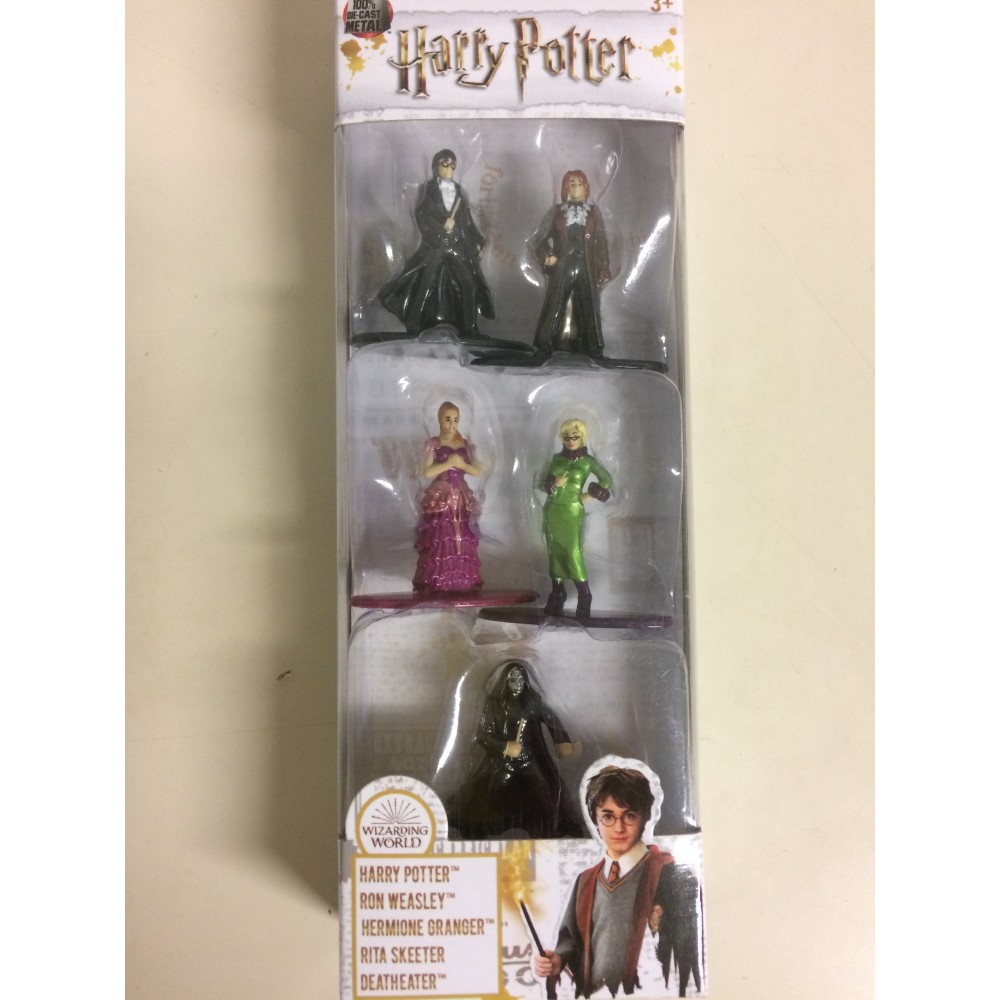 Jazwares NANOFIGS-Harry Potter-Pack de 5 Figurines 98667 