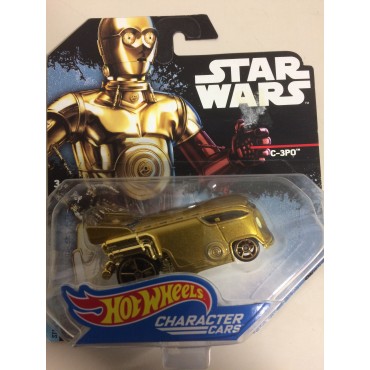 HOT WHEELS - STAR WARS  CHARACTER CAR  C-3PO single vehicle package DXP31