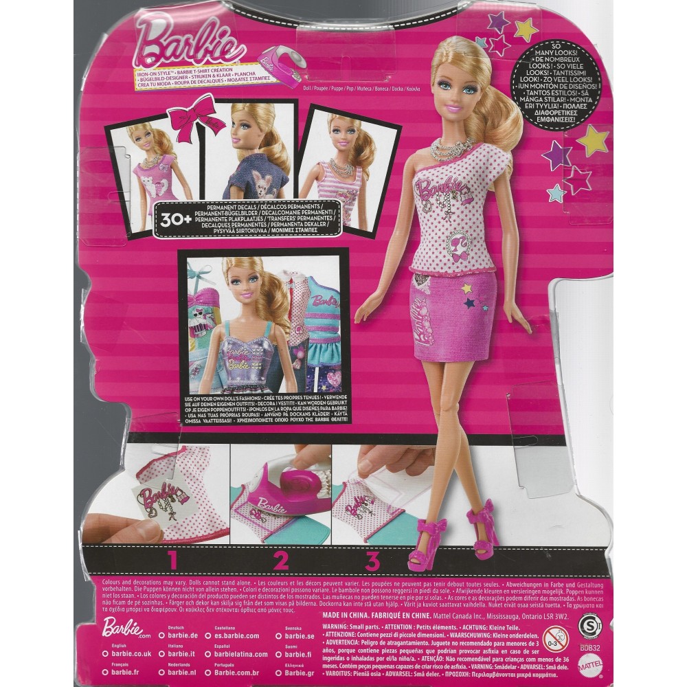 Barbie Iron On 