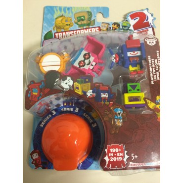 a2 TRANSFORMERS BOTBOTS serie 3 PLAYROOM POSSE 5 Pack figures Habro E4141