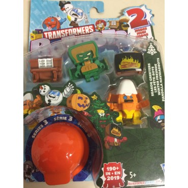 a2 TRANSFORMERS BOTBOTS serie 3 PLAYROOM POSSE 5 Pack figures Habro E4141