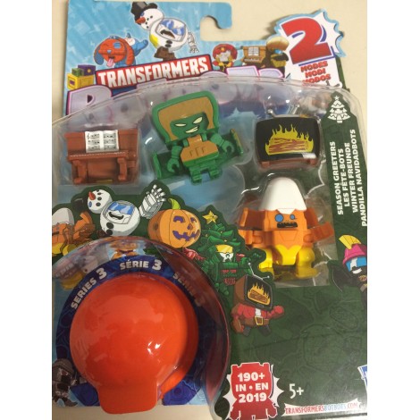 a2 TRANSFORMERS BOTBOTS serie 3 PLAYROOM POSSE 5 Pack figures Habro E4141