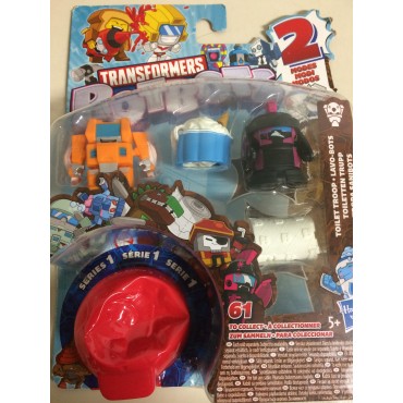 d2 TRANSFORMERS BOTBOTS series 1 SUGAR SHOCKS  5 Pack figures Habro E4136