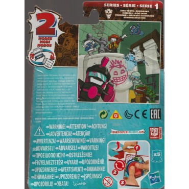 e1 TRANSFORMERS BOTBOTS series 1 TOILET TROOP  5 Pack figures Habro E4137