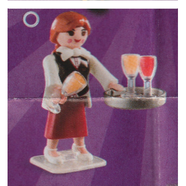 PLAYMOBIL FI?URES 70243 SERIE 17 02 DRINKS WAITRESS