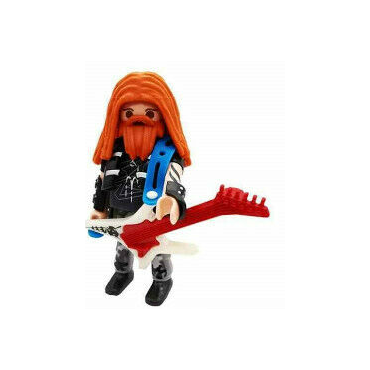 PLAYMOBIL FI?URES 70369 SERIE 18 05 ROCK METAL GUITARIST