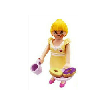 PLAYMOBIL FI?URES 70370 SERIE 18 01 WAITRESS WITH DONUTS