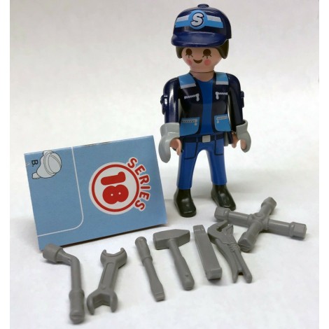 PLAYMOBIL FI?URES 70370 SERIE 18 08 HANDYWOMAN