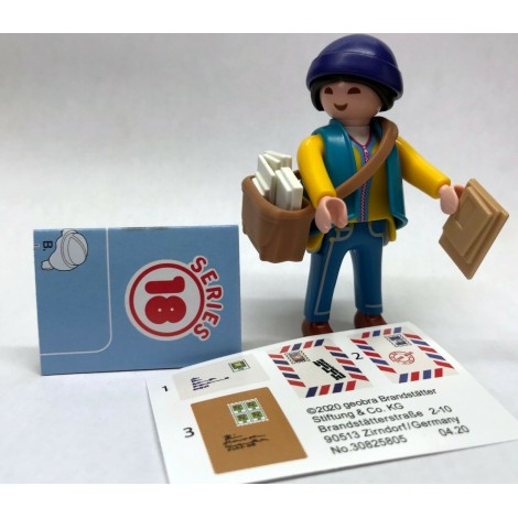 PLAYMOBIL FI?URES 70370 SERIE 18 11 MAIL CARRIER