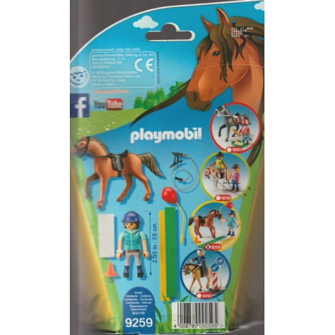 PLAYMOBIL COUNTRY 9260 POLIZIOTTO A CAVALLO