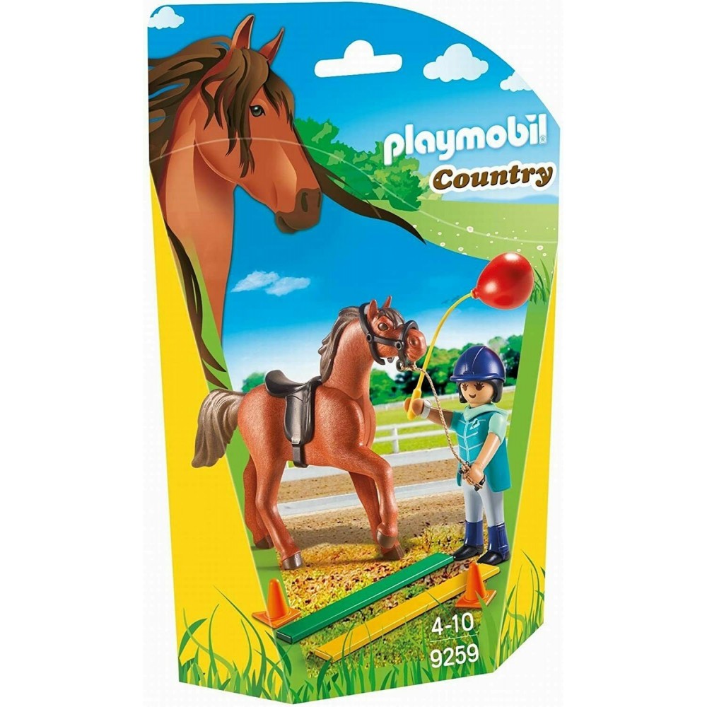 PLAYMOBIL COUNTRY 9260 POLIZIOTTO A CAVALLO