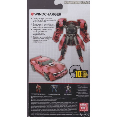 TRASFORMERS ACTION FIGURE 3.75" - 9 cm COMBINER WARS WINDCHARGER Hasbro B1377