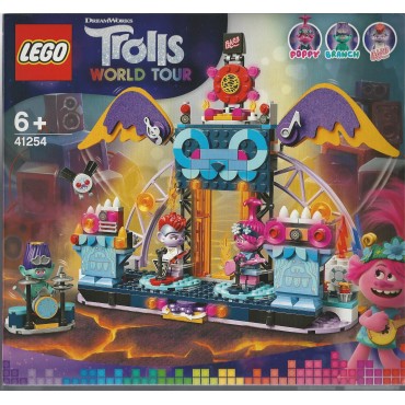 LEGO TROLLS WORLD TOUR DREAMWORKS 41254 CONCERTO A VULCANO CITY