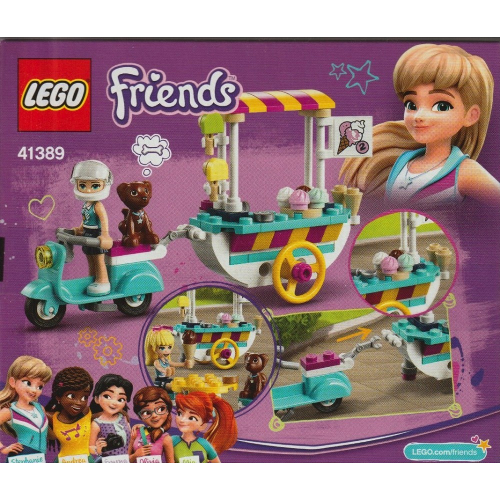 Melbourne Quilt rutine LEGO FRIENDS 41389 STEPHANIE'S ICE CREAM CART