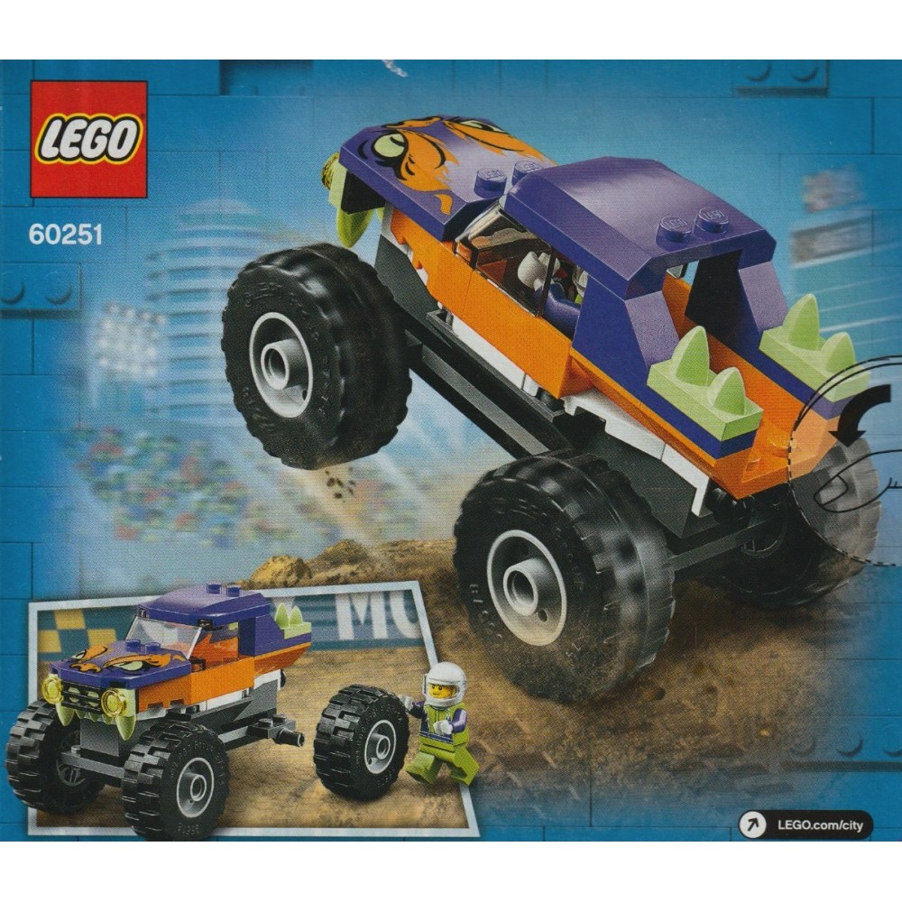  LEGO City Monster Truck 60251 Playset, Building Sets for Kids  (55 Pieces) : Toys & Games