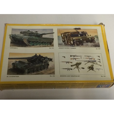 plastic model kit scale 1 : 35 ITALERI N° 254 SPECIAL FORCES STINGER HUMMER new in open and damaged box