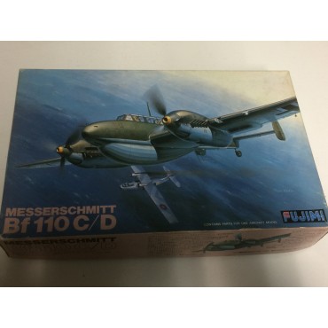 modellino in plastica  FUJIMI Q2- 1000 MESSERSCHMITT BF 110 C/D  scala 1: 48 nuovo con scatola  aperta e danneggiata