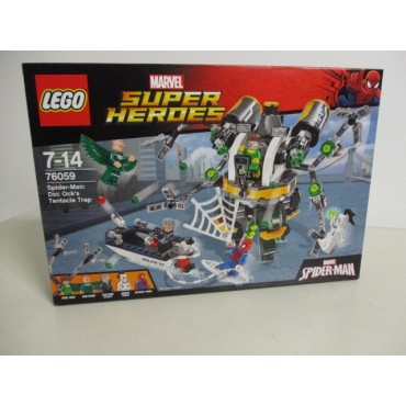 LEGO MARVEL SUPER HEROES 76059 SPIDER MAN LA TRAPPOLA TENTACOLARE DI DOC OCK