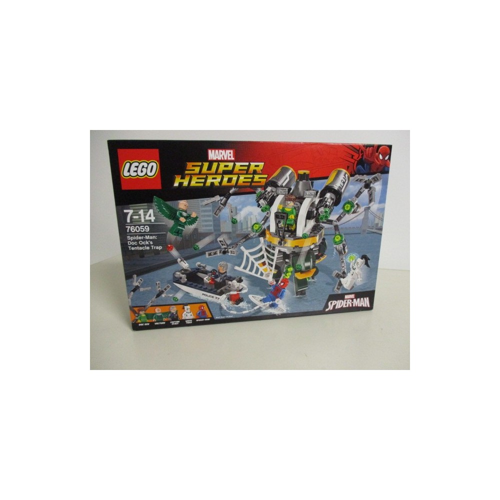 LEGO MARVEL SUPER HEROES 76059 SPIDER MAN LA TRAPPOLA TENTACOLARE DI DOC OCK