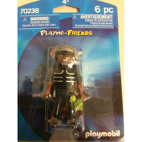 PLAYMOBIL PLAYMO FRIENDS FIGURE 70237 RAPPER