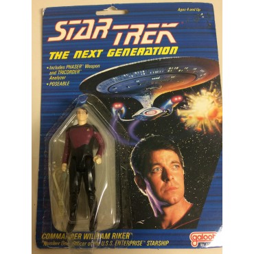 STAR TREK THE NEXT GENERATION ACTION FIGURE  3.75 " - 9 cm SELAY SNAKELIKE ENEMY ALIENS Galoob n° 5340