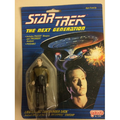 STAR TREK THE NEXT GENERATION ACTION FIGURE  3.75 " - 9 cm COMMANDER WILLIAM RIKER Galoob n° 5340