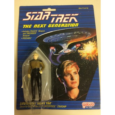 STAR TREK THE NEXT GENERATION ACTION FIGURE  3.75 " - 9 cm LIEUTENANT TASHA YAR  Galoob n° 5340