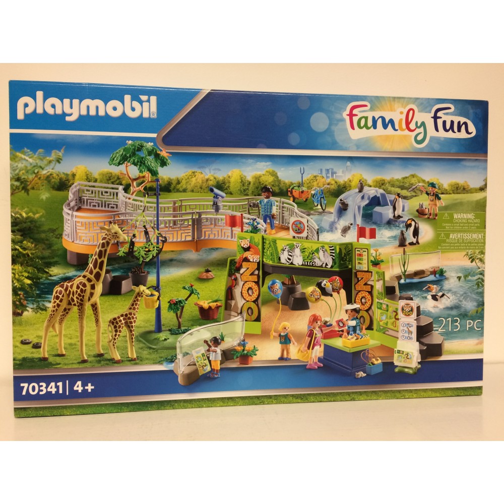 Playmobil 70341 Large City Zoo 213 Piece Building Set