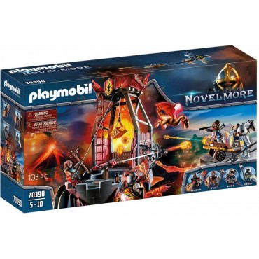 PLAYMOBIL NOVELMORE KNIGHT 70390 MINIERA DI LAVA DI BURNHAM